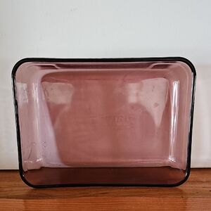 Vintage Smoky Purple Pyrex Dish